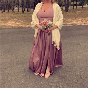 Vera Wang White Bridesmaid Dress in Quartz Size 12